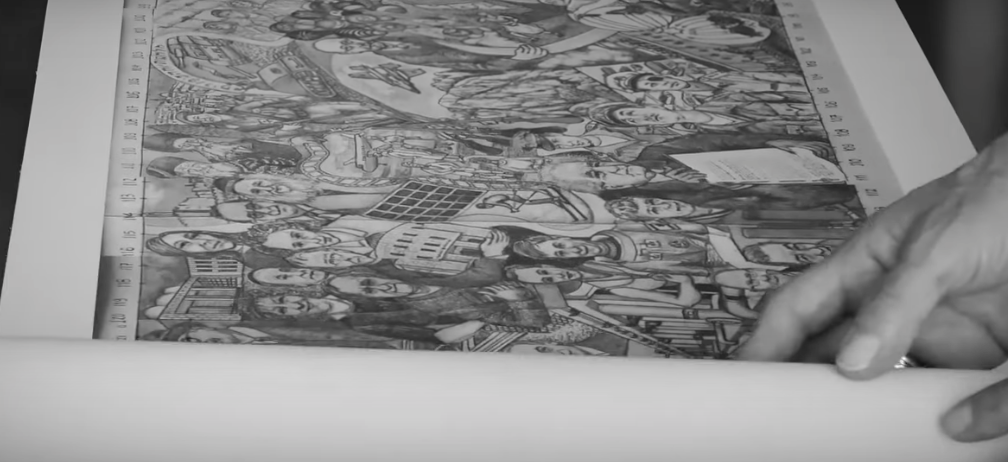 Mural que plasma 4000 años de Israel