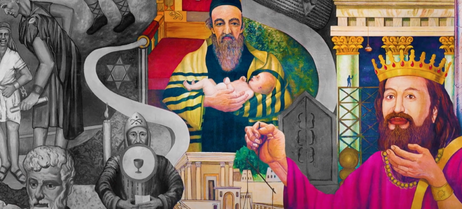 Infografía Mural AM YISRAEL CHAI